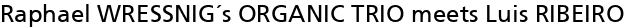 Raphael WRESSNIG�s ORGANIC TRIO meets Luis RIBEIRO